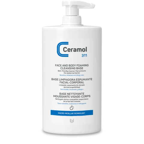 Ceramol base limpiadora espumante facial-corporal 311