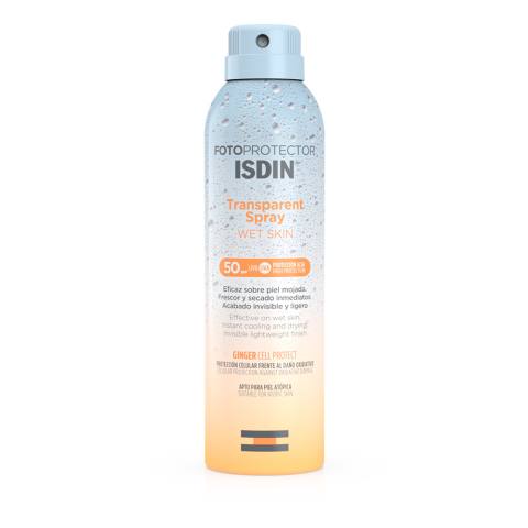 Transparent Spray Wet Skin SPF 50