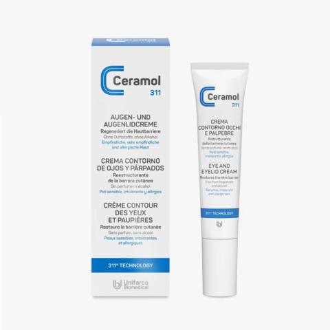Ceramol crema contorno ojos y párpados