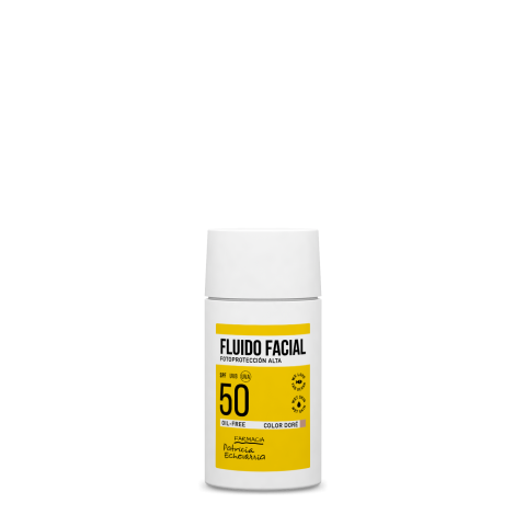 Fluido Facial oil free SPF 50 Color Doré